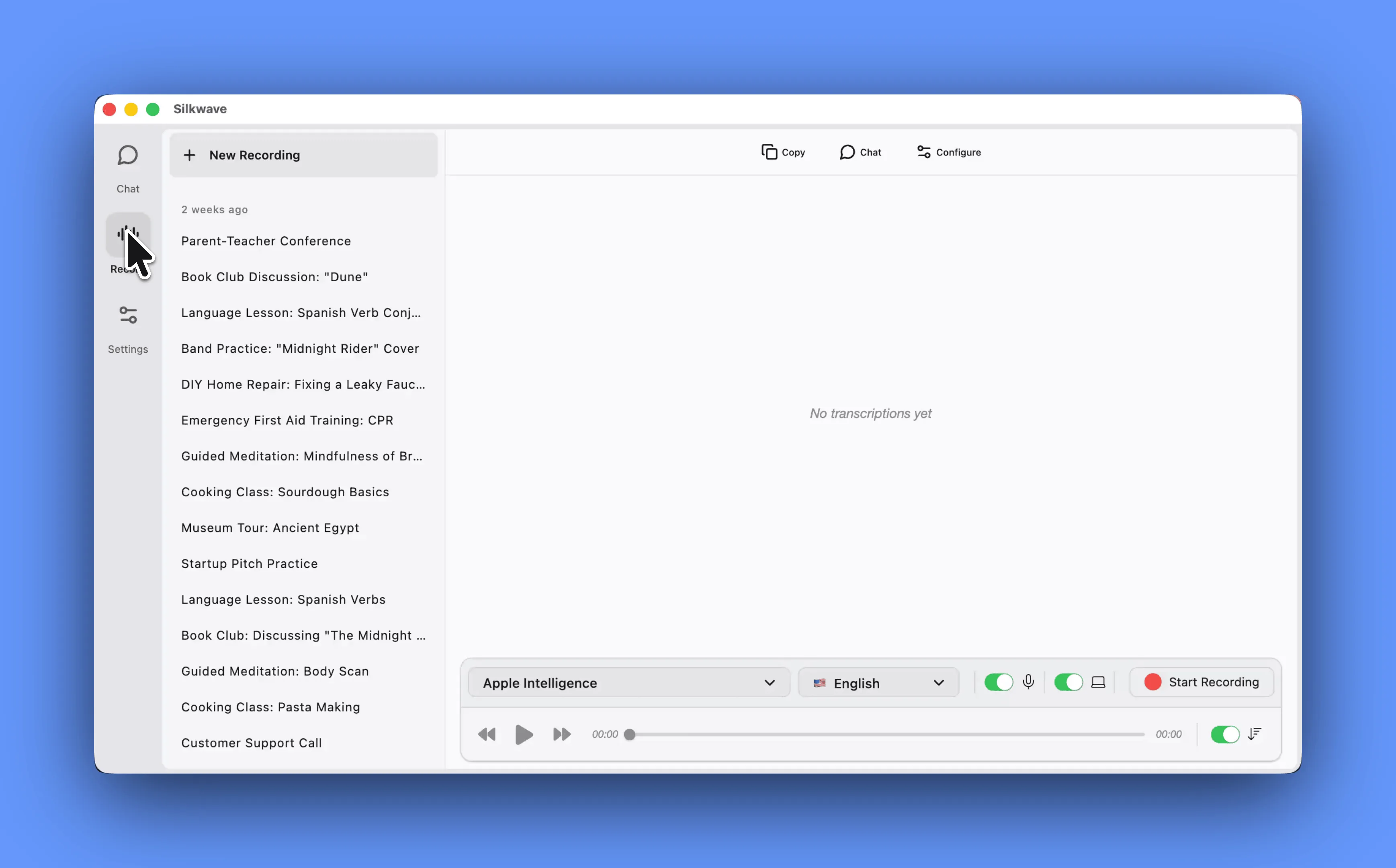 Silkwave Voice: On-Device AI Transcription for macOS – Private, No Subscriptions