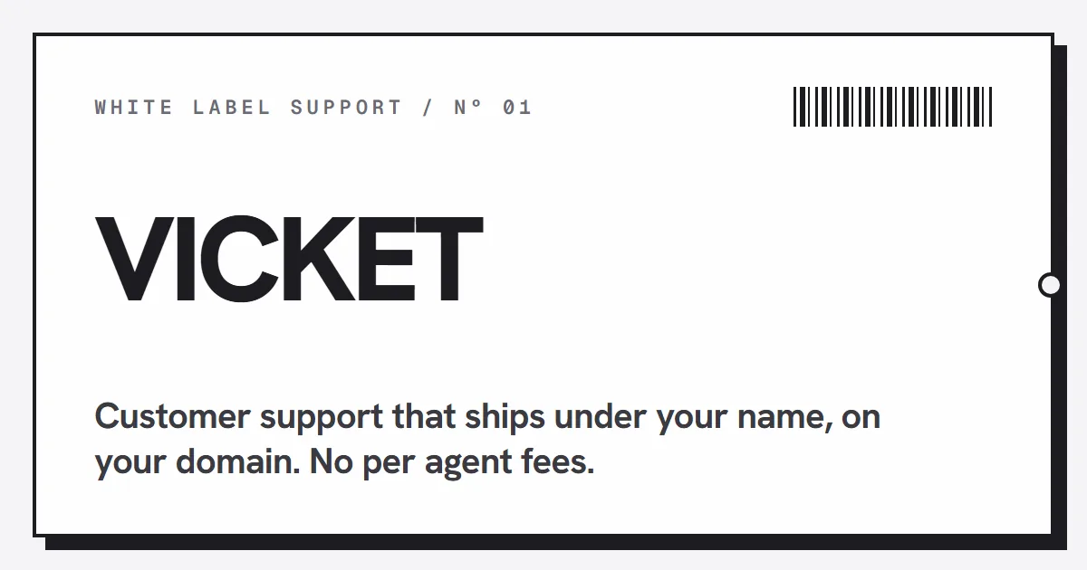 How Vicket Is Redefining Customer Support: A White-Label, Multi-Tenant Platform for SaaS and Agencies