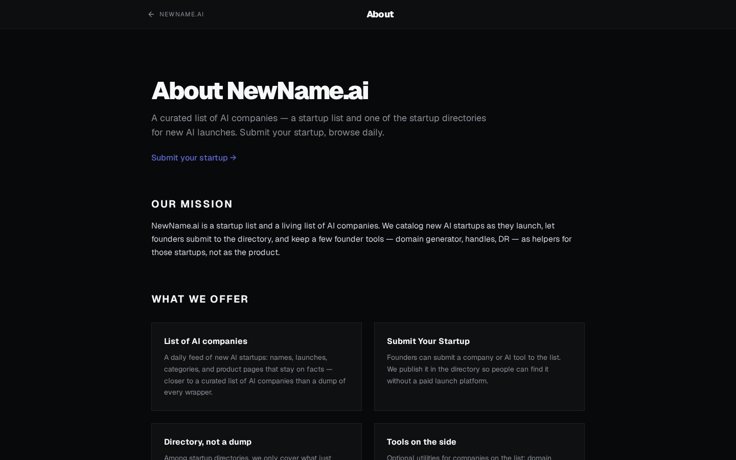 About NewName.ai
