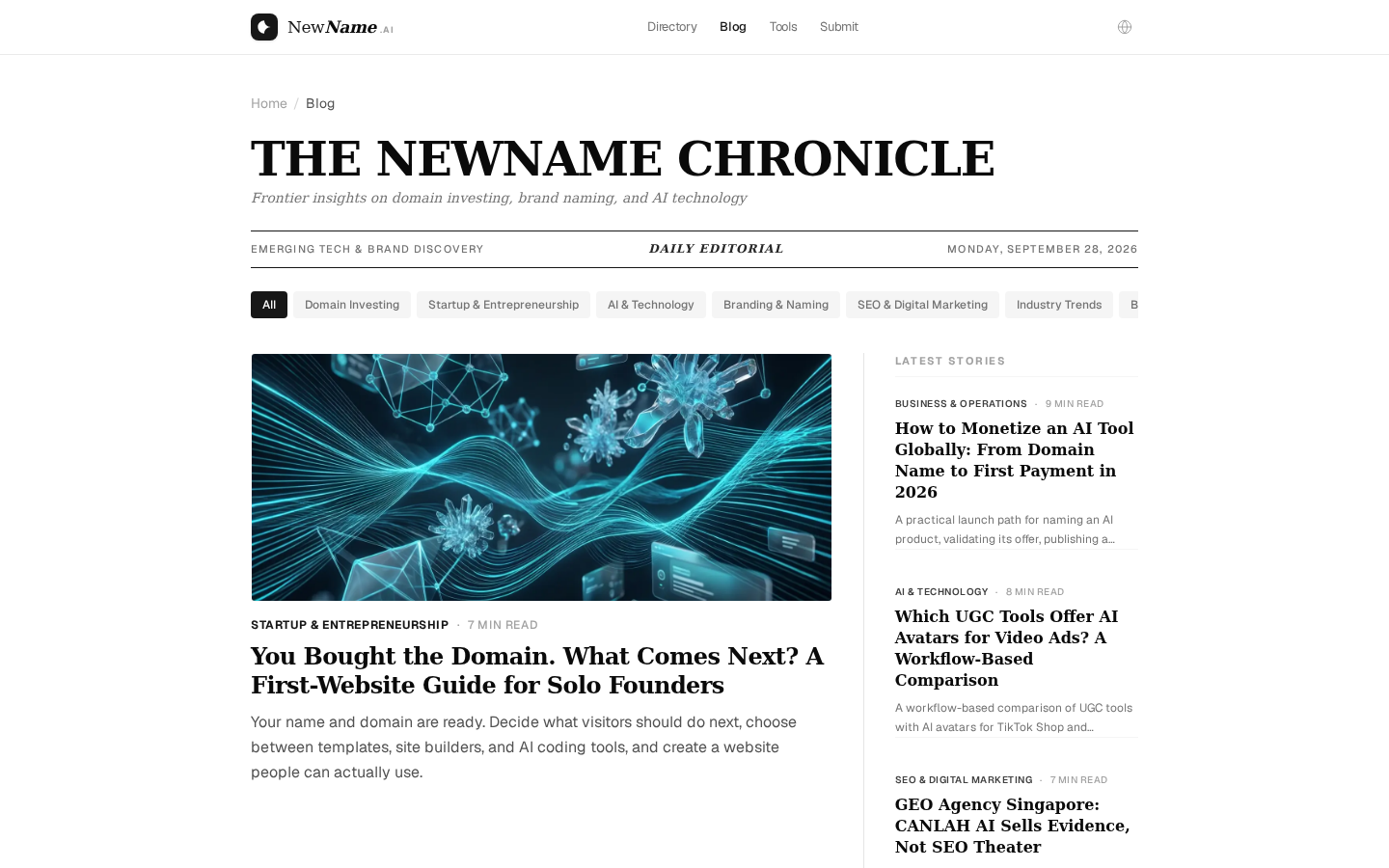 NewName.ai blog
